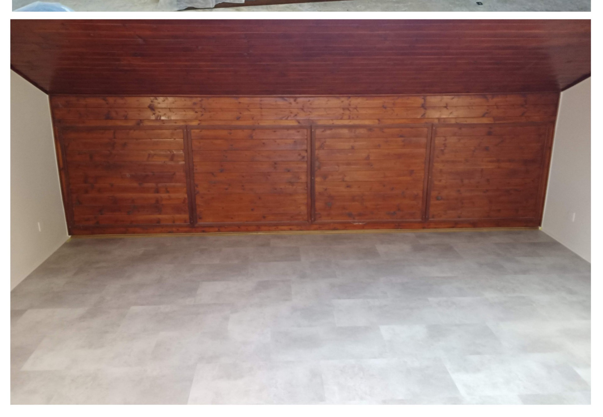Pose d'un sol PVC clipsable façon parquet flottant — Belley