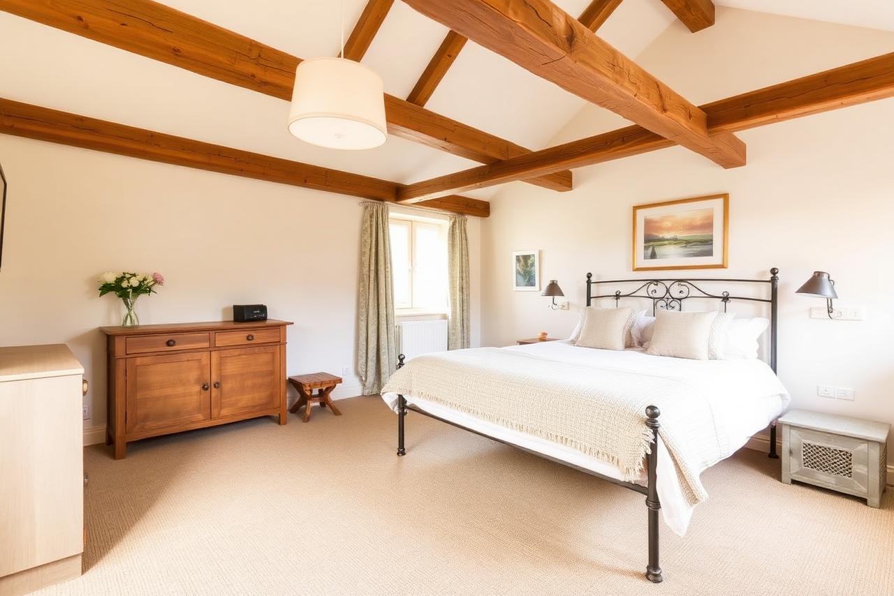 Chambre de gîte rafraîchie dans le Bugey